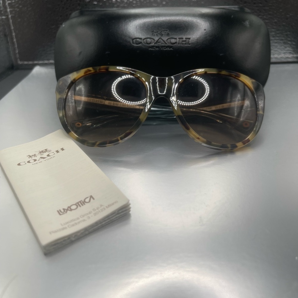 Coach Brown Tortoise Sunglasses